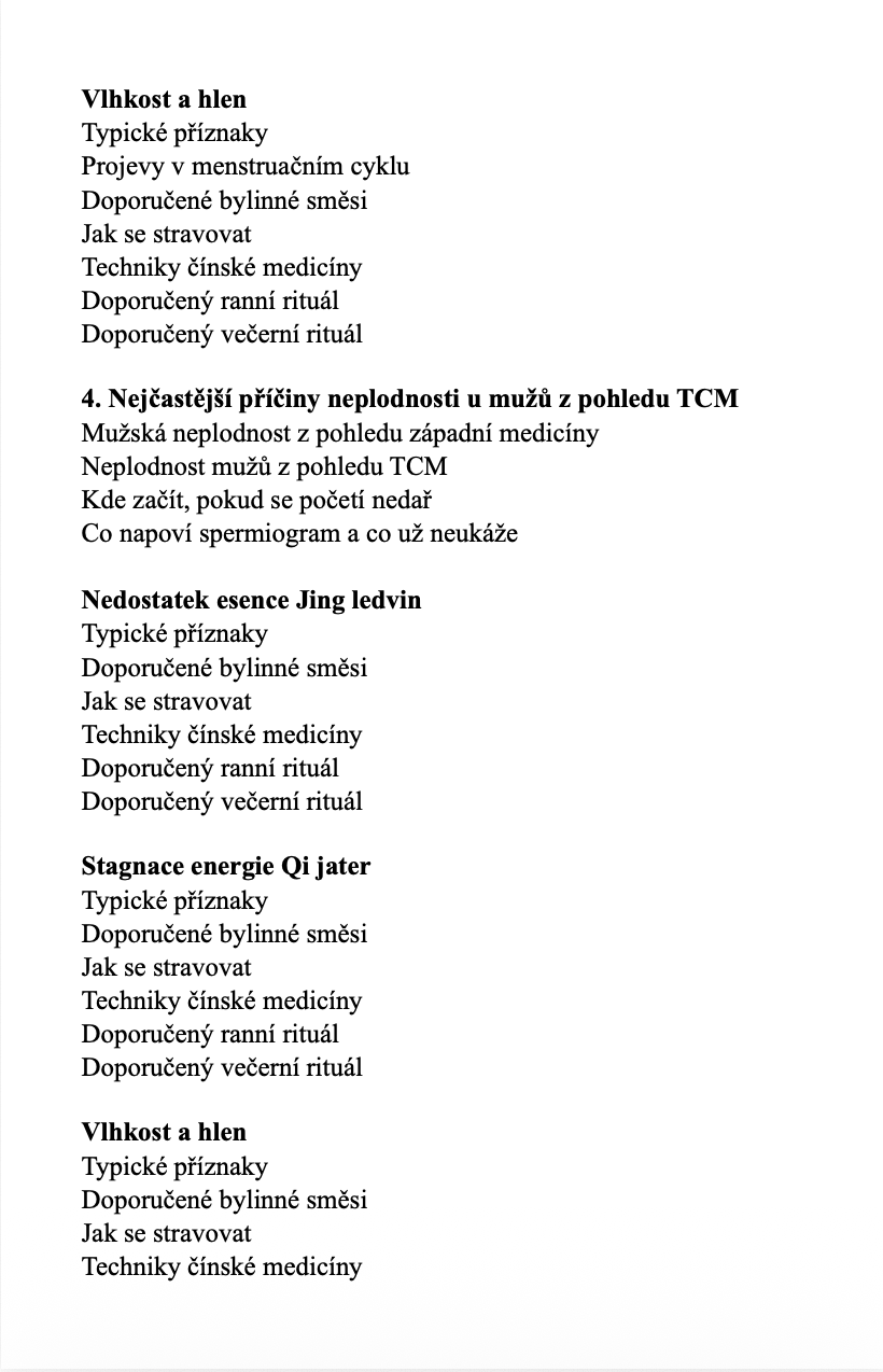 E-kniha Neplodnost očima tradiční čínské medicíny